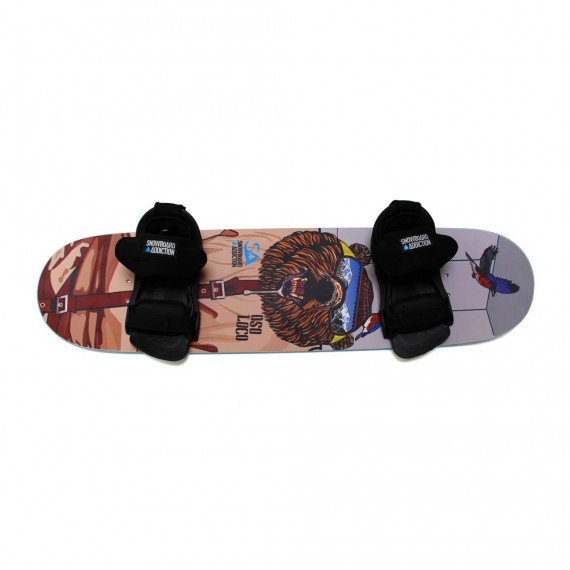 Freestyle board with fixings