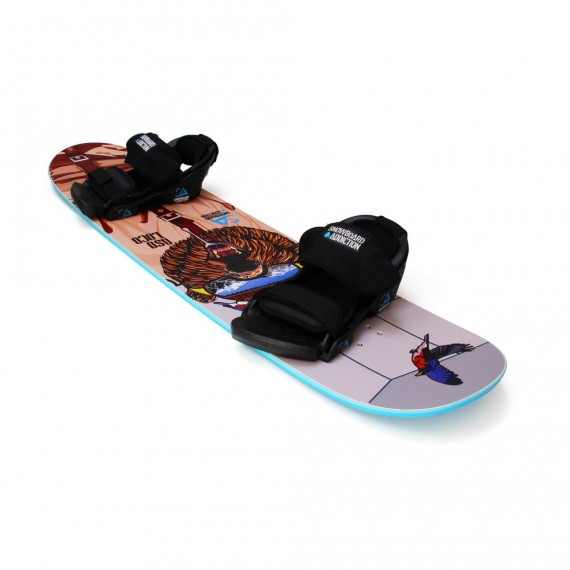 Freestyle board with fixings