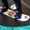 Freestyle board with fixings