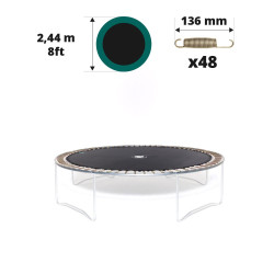 Jumping mat for 8ft trampoline Ø 244 - 48 springs 136mm Jumping mat for 8ft trampoline Ø 244 - 48 springs 136mm
