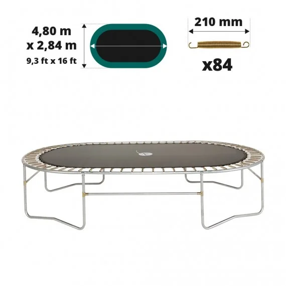 16ft Ovalie jumping mat 