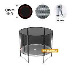 10ft. Premium net for Booster 300 trampoline with 6 posts