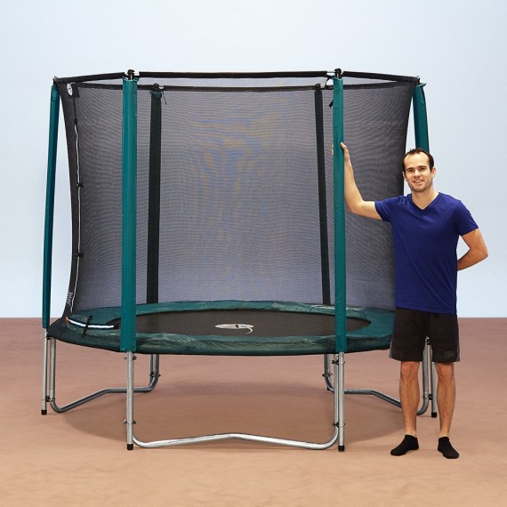 Trampoline de loisirs Jump'up 300 avec filet de protection
