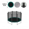 Textile net with sleeves for 12ft /366 cm trampoline