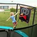 Trampoline avec panier de basket Trampoline avec panier de basket