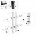 Fixation kit for trampoline tents