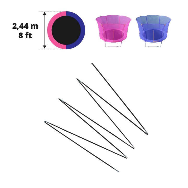 Arc en fibre de verre pour filet Hip/Hop Ø 244