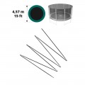 Arc en fibre de verre pour filet Ø 457 Arc en fibre de verre pour filet Ø 457
