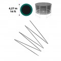 Fiberglass rods for your 14ft. Jump'Up or Booster trampoline Ø 427 Fiberglass rods for your 14ft. Jump'Up or Booster trampoline Ø 427