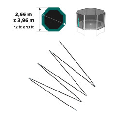Arc en fibre de verre pour filet octogonal 390