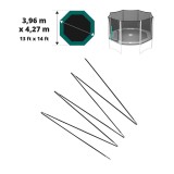 Fiberglass rods for 14ft. Waouuh 430
