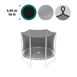 Filet textile pour trampoline Ø 305 avec sangles Filet textile pour trampoline Ø 305 avec sangles