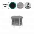 8ft trampoline net with straps