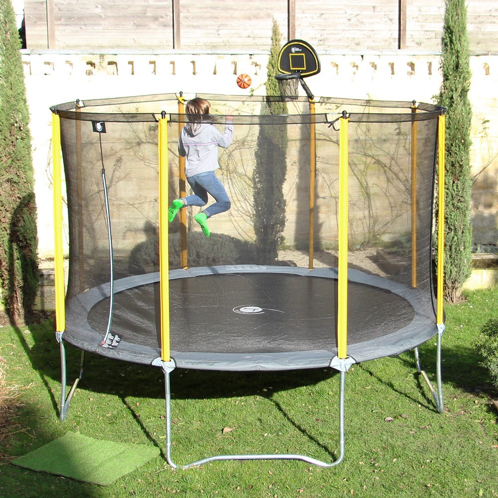 Panier de basket rigide pour trampoline