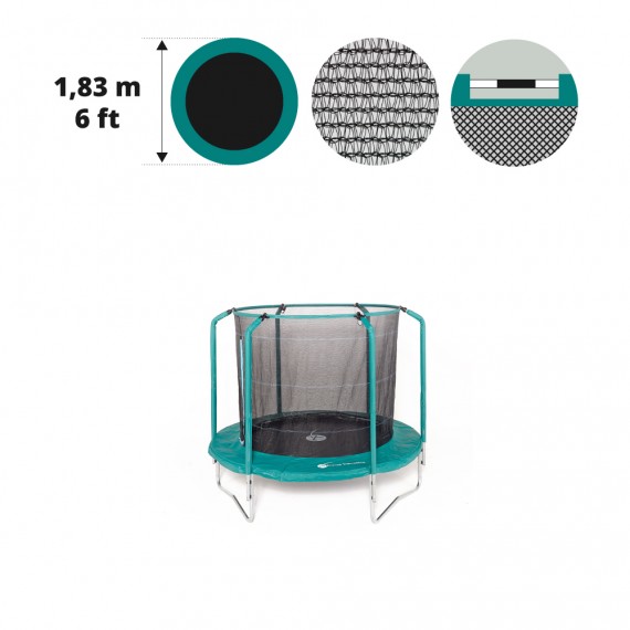 Filet textile pour trampoline Oxygen 180