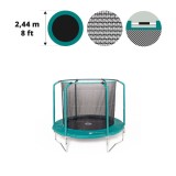 Textile net 8ft Oxygen 250 trampoline