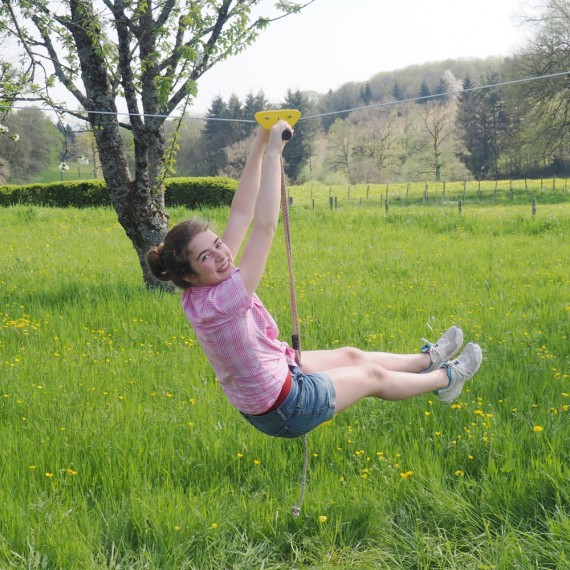 Zip line traverse seat for adults and children