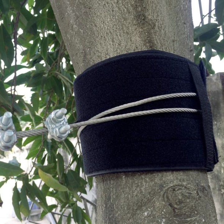 Paire de protections pour tyrolienne