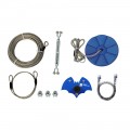Tyrolienne de jardin en kit