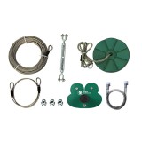 Tyrolienne de jardin en kit