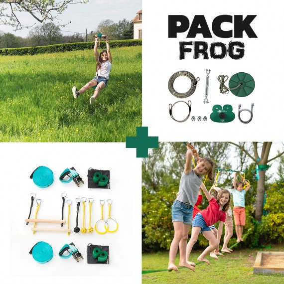 Pack Frog - Tyrolienne Frog + Parcours Ninja