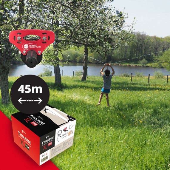 Pack Infinity - Tyrolienne Infinity XL + Parcours Ninja Pack Infinity - Tyrolienne Infinity XL + Parcours Ninja