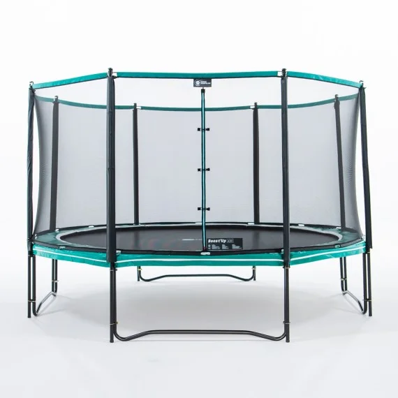14ft Boost'Up 430 trampoline with safety enclosure