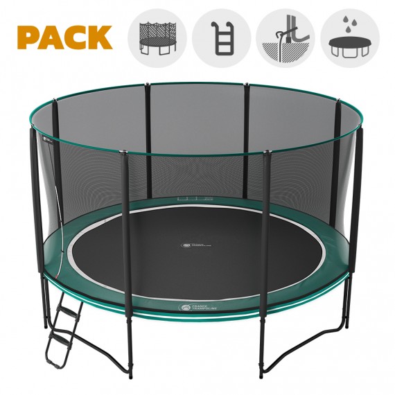 Trampoline avec filet Boost'Up 430 - Pack XXL Trampoline avec filet Boost'Up 430 - Pack XXL