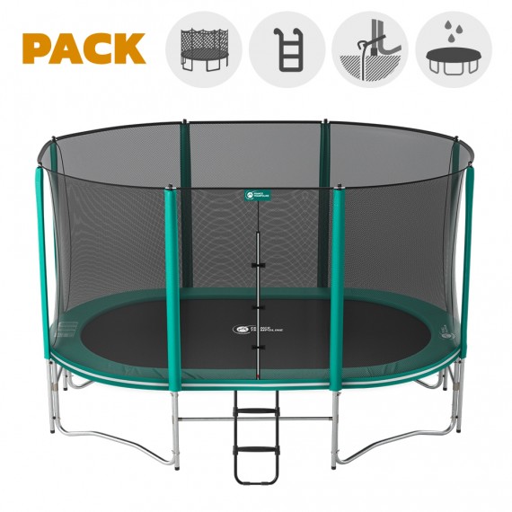 trampoline 14ft Ovalie 430 - Pack XXL trampoline 14ft Ovalie 430 - Pack XXL