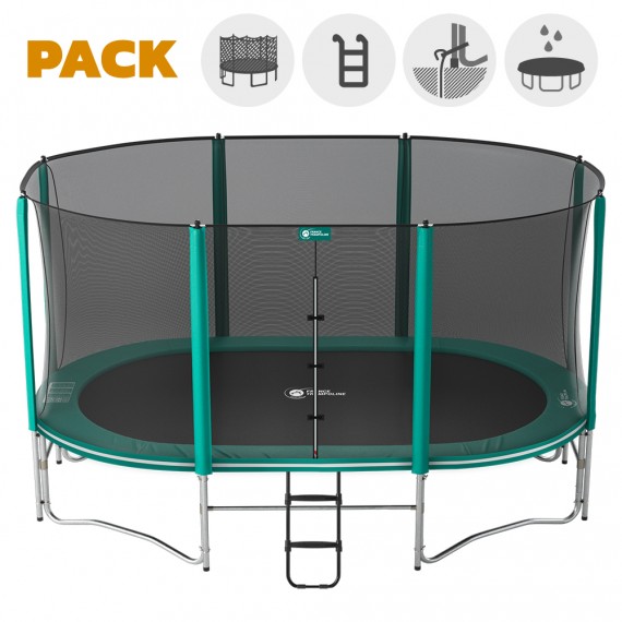 trampoline 16ft Ovalie 490 - Pack XXL