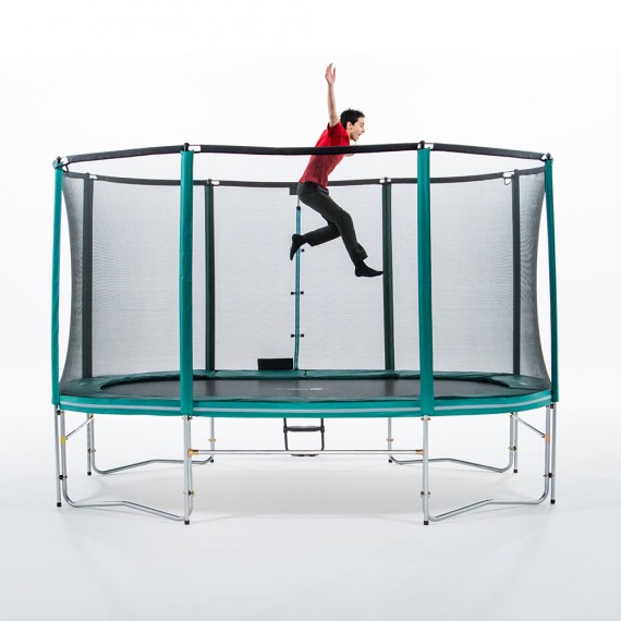 grand Trampoline de qualité Ovalie 430 - Pack XXL
