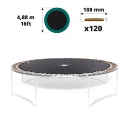 16ft trampoline jumping mat for 120 springs of 180 mm