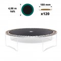 Toile de saut pour trampoline Ø488 à 120 ressorts 180 mm Toile de saut pour trampoline Ø488 à 120 ressorts 180 mm