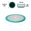 8ft green frame pad