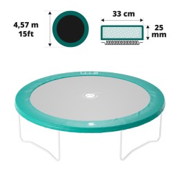 15ft green frame pad