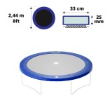 8ft blue frame pad