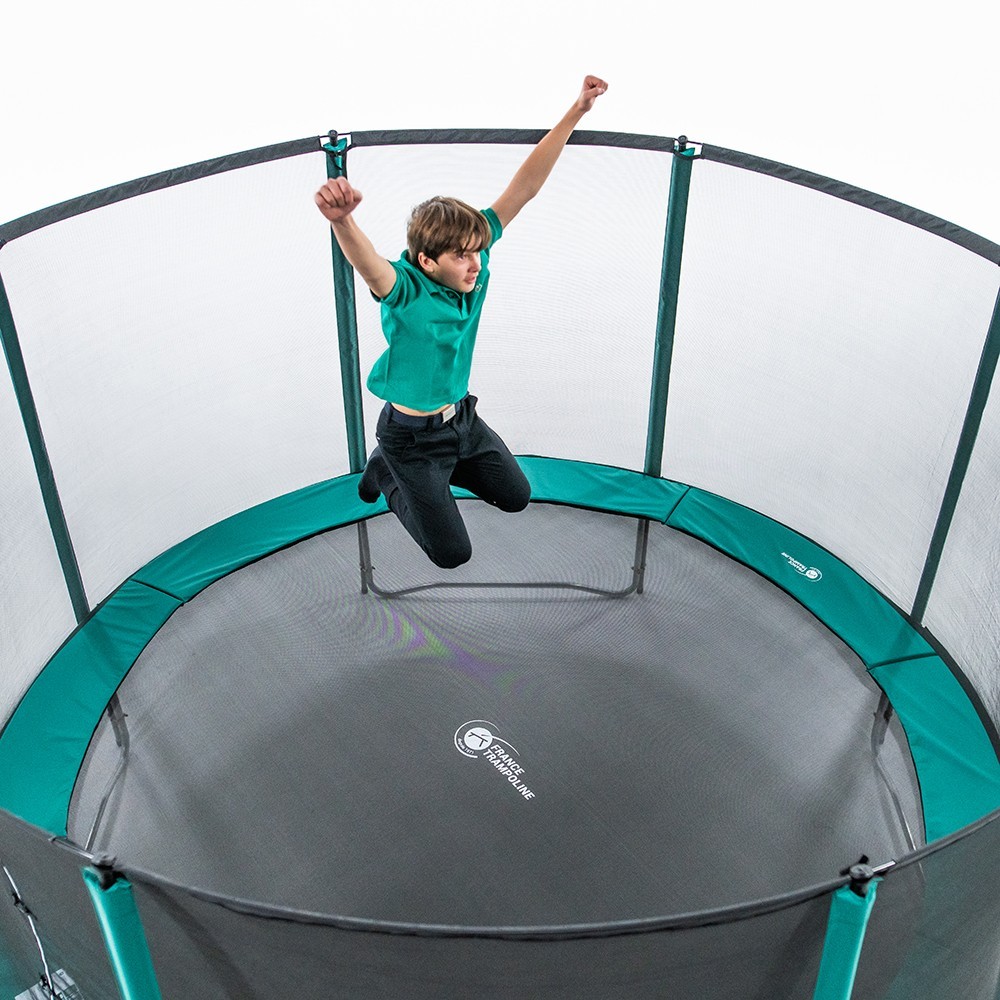 12ft Jump'Up trampoline with safety