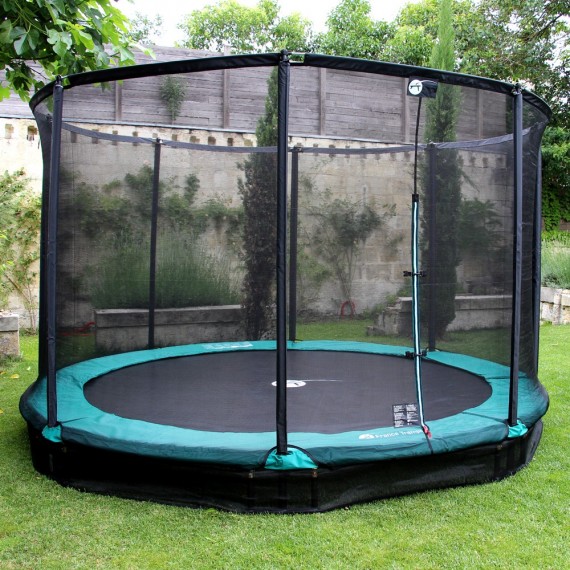 Trampoline enterré Mirage 360 avec filet