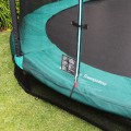 14ft Jump'in ground 430 trampoline with enclosure