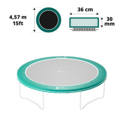 Coussin de protection vert Ø 457 