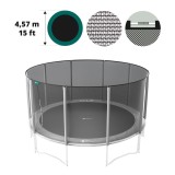 Medium textile net for 15ft/460 trampoline