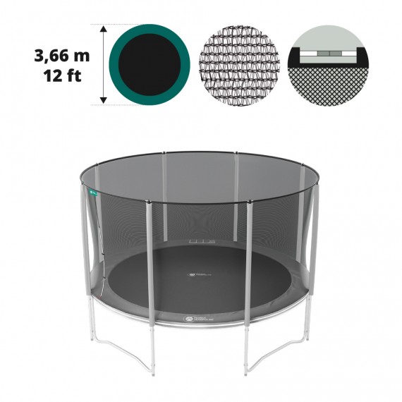 Filet textile medium pour trampoline 360