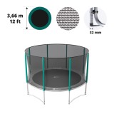 12ft trampoline net for 8 posts
