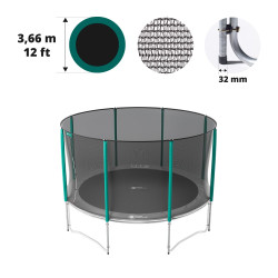 Filet avec 8 montants pour trampoline Ø 366 Filet avec 8 montants pour trampoline Ø 366