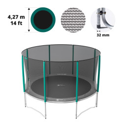Filet avec 8 montants pour trampoline Ø 427 Filet avec 8 montants pour trampoline Ø 427