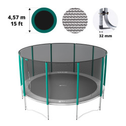 Filet avec 10 montants pour trampoline Ø 457 Filet avec 10 montants pour trampoline Ø 457