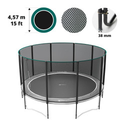 Filet avec 10 montants pour trampoline Ø 457 Filet avec 10 montants pour trampoline Ø 457
