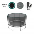 12ft Premium trampoline net for 8 posts