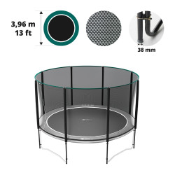 Filet premium avec 8 montants pour trampoline Ø 396 Filet premium avec 8 montants pour trampoline Ø 396