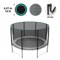 Filet premium avec 8 montants pour trampoline Ø 427